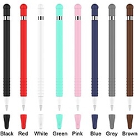 Soft Silicone Compatible For Apple Pencil Case Compatible For IPad Tablet Touch Pen Stylus Protective Sleeve Cover Colorful miniinthebox