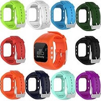 Soft Silicone Rubber Watch Band Wrist Strap For Polar A300 Fitness Watch miniinthebox