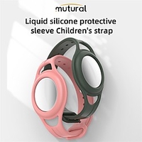 Soft Silicone Watch Bands Case For Apple Airtag Tracker Location Anti-Lost Anti-Scratch Protector Cover For Airtags Smart Accessory miniinthebox