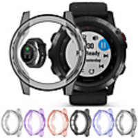Soft TPU Protector Case For Garmin Fenix 5X / 5 / 5S Silicone Crystal Clear Protect Shell Frame Cases Cover For Garmin Fenix 5X / 5 / 5S