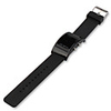 Soft Wristband Colorful LED Watch - Black