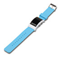 Soft Wristband Colorful LED Watch - Light Blue