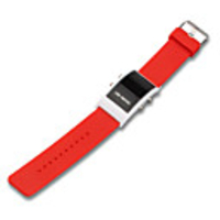 Soft Wristband Colorful LED Watch - Red