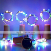 Solar 10led Wine Bottle Cork Shaped LED Starry String Lights Night Fairy Lights Lamp For Garden Wedding And Xmas Party