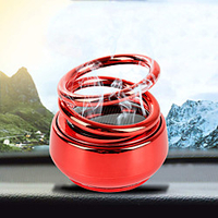 Solar Auto Rotating Car Perfume Car Air Freshener Fragrance Auto Accessories Decoration Ornament Car Air Freshener Smell