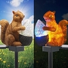 Solar Garden Pathway Lights Outdoor Decoration LED Squirrel Shaped Light IP65 Waterproof Squirrel Courtyard Light for Yard Garden Lawn Street Landscape Decoration miniinthebox
