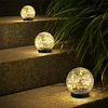 Solar Light Cracked Glass Ball LED Lights Outdoor Lighting Waterproof For Garden Festival Outdoor Indoor Decoration Solar Lawn Lights Walkway Lamp miniinthebox