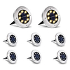 Solar Lights Tiktok LED Outdoor Garden Disk Lights Waterproof In-Ground Landscape Lighting for Lawn Patio Pathway Yard Deck Walkway Flood Light miniinthebox
