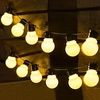 Solar Outdoor Waterproof 5M 3.5M G50 Retro Bulb LED String Lights Christmas Dorm Party Street Garden Patio Outdoor Wedding Decorative Holiday Lighting miniinthebox