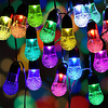 Solar Outdoor Waterproof String Lights Crystal Ball Bulb 5M-20LEDs 3.5M-10LEDs Garden Decoration Fairy String Light for Bar Festival Wedding Party Decoration miniinthebox