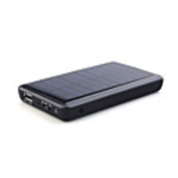 Solar Power Charger Flashlight for iPhone 4/3G/3GS Cellphones (Black)