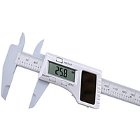 Solar Power Vernier Digital Caliper 150mm 6 Inch Carbon Fiber Composite Digital Caliper Mini Callipers Play Jewelry Measurement miniinthebox