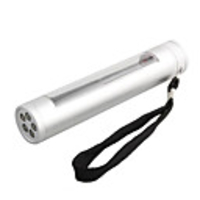 Solar Powered 5-LED Self-Recharge Flashlight (with Compass)