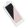 Solar Powered Battery and LED Flashlight for Mobile Phones,  PDAs,  MP4s,  PSP,  Cameras (White,  1500mAh)