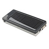 Solar Powered Battery and LED Light for iPad,  iPhone and Mobile Phones (Black and Silver,  2000mAh)
