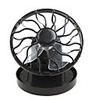Solar Powered Clip-on Mini Cell Fan - Black