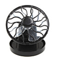 Solar Powered Clip-on Mini Cell Fan - Black