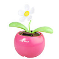Solar Powered Flip Flap Flower Plant