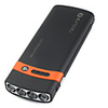 Solar Powered Mini Battery and LED Torch for Mobile Phones,  MP4s,  PDAs,  PSP and Cameras (2600mAh)