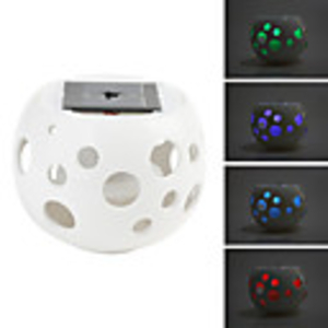 Solar Powered Multi-color LED Light with Switch