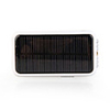 Solar Powered Rechargeable 2600mAh Portable Power Pack with 6-LED Flashlight Red Laser (Blue)