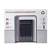 Solar Powered Self-Recharging 3-LED Flashlight + Phone Charger