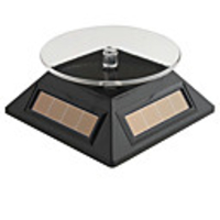 Solar Powered Turn Table / Rotary Display/ Stand (4 Panels)