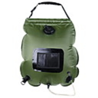 Solar Shower Bag Flexible PVC(PolyVinyl Chloride) Polyester / Polyamide Camping Army Green 1 pcs