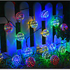 Solar String Lights Moroccan Ball Multicolor Warm White White 50LED 30 LED 20LED Globe Fairy String Lights Solar Powered Or Lantern Christmas Lighting for Outdoor Garden Yard Patio Xmas Tree Party