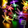 Solar String Lights Wedding Decoration 6.5M LED Outdoor Solar Dragonfly Lights Solar Fairy String Lights for Wedding Patio Party Garden Decoration Outdoor Solar Lamp miniinthebox