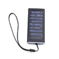Solar USB AC Power Portable Charger for Cellphone/PDA/MP3/MP4-Black