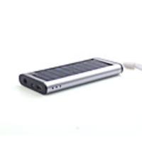 Solar USB AC Power Portable Charger for Cellphone/PDA/MP3/MP4-Silver
