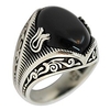 solid 925 sterling silver jewelry onyx men