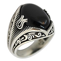 solid 925 sterling silver jewelry onyx men