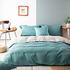 Solid Color 2/3 Pieces Bedding Set Duvet Cover Set Comforter Cover Ultra Soft Hypoallergenic Microfiber Include 1 Duvet Cover and 1 or2 Pillowcases