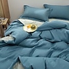 Solid Color 2/3 Pieces Bedding Set Duvet Cover Set Comforter Cover Ultra Soft Hypoallergenic Microfiber Include 1 Duvet Cover and 1 or2 Pillowcases