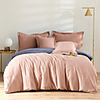 Solid Color 2/3 Pieces Bedding Set Duvet Cover Set Comforter Cover Ultra Soft Hypoallergenic Microfiber Include 1 Duvet Cover and 1 or2 Pillowcases