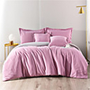 Solid Color 2/3 Pieces Bedding Set Duvet Cover Set Comforter Cover Ultra Soft Hypoallergenic Microfiber Include 1 Duvet Cover and 1 or2 Pillowcases
