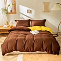 Solid Color 2/3 Pieces Bedding Set Duvet Cover Set Comforter Cover Ultra Soft Hypoallergenic Microfiber Include 1 Duvet Cover and 1 or2 Pillowcases
