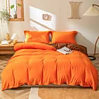 Solid Color 2/3 Pieces Bedding Set Duvet Cover Set Comforter Cover Ultra Soft Hypoallergenic Microfiber Include 1 Duvet Cover and 1 or2 Pillowcases