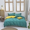 Solid Color 2/3 Pieces Bedding Set Duvet Cover Set Comforter Cover Ultra Soft Hypoallergenic Microfiber Include 1 Duvet Cover and 1 or2 Pillowcases