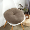 Solid Color Four Seasons Thick Chair Cushion Cotton Linen Crafts Tatami Cushion Student Dormitory Office Breathable Seat Cushion New Product