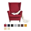 Solid Color Stretch Wingback Chair Cover Wing Chair Slipcovers Spandex Fabric Wingback Armchair Covers with Elastic Bottom for Living Room Bedroom Decor miniinthebox