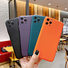 Solid Colored Leather Protection Cover for Apple iPhone Case 11 Pro Max X XR XS Max 8 Plus 7 Plus SE(2020)