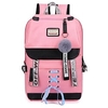 Solid School Backpack Bookbag for Student Boys Girls Multi-function Water Resistant Breathable Oxford Cloth Polyester School Bag Satchel 20 inch miniinthebox