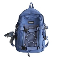 Solid School Backpack Bookbag for Student Boys Girls Multi-function Wear-Resistant Water Resistant Nylon School Bag Satchel 20 inch miniinthebox