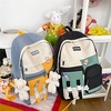 Solid School Backpack Bookbag for Student Boys Girls Multi-function Wear-Resistant Water Resistant Nylon School Bag Satchel 20 inch miniinthebox