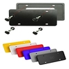 Solid Silicone Black License Plate Frame Covers 2 Pack- Front and Back Universal US Car Plate Bracket Holders Rust-Proof Rattle-Proof Weather-Proof Car Accessories miniinthebox