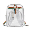 Solid Transparent School Backpack Bookbag for Student Men Women Wear-Resistant Water Resistant Breathable PVC School Bag Satchel 21.1 inch miniinthebox