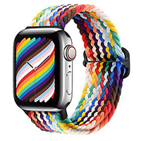 Solo Loop Strap Compatible for Apple Watch Band 41mm 38mm 40mm 42mm 44mm 45mm No Clasp or Buckles Nylon Sport Elastic Replacement Wrist 42 44 45mm-M miniinthebox